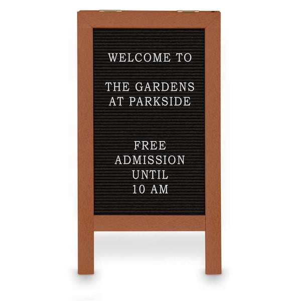 Corkboard, Fabrc, 3 Door, 96x48", Blck/Amthy
